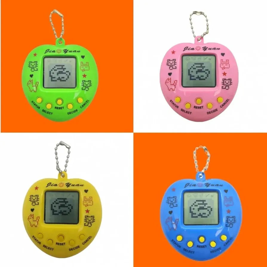Bichinho Virtual Nostalgia Chaveiro Retro Anos 90 Game Machine Pet Emite sons para lembrar de cuidar 