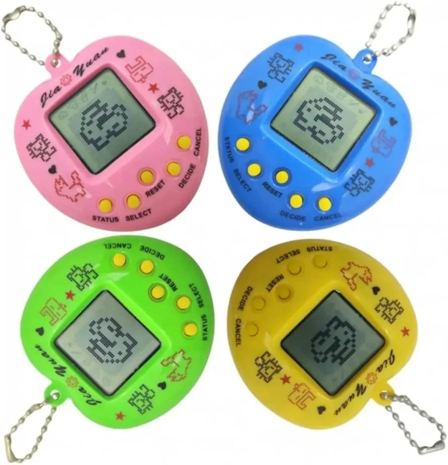 Bichinho Virtual Nostalgia Chaveiro Retro Anos 90 Game Machine Pet Emite sons para lembrar de cuidar 